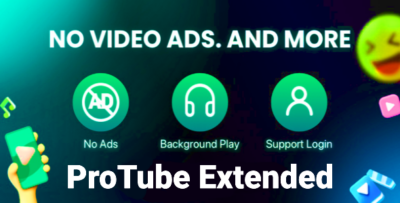 ProTube Extended | Android YouTube Lightweight, Video & Audio Downloader, Built-in Local Playerc