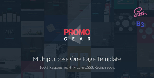 PromoGear - Multipurpose OnePage Template PromoGear - Multipurpose OnePage Template