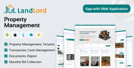 Property Management - Apartment , Rent Collection, Tenant and Invoice Bill laravel script