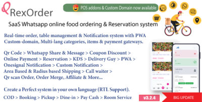 QrexOrder - Restaurant QR Menu - WhatsApp Ordering & Reservation SaaS Platform