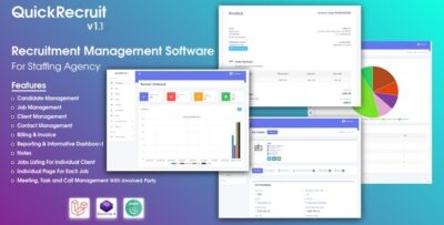 QuickRecruit - Recruitment CRM and Talent Acquisition System in Laravel