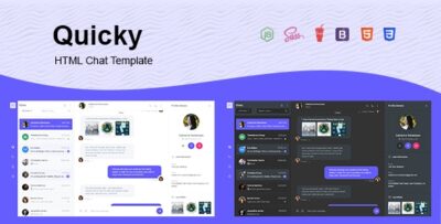 Quicky - HTML Chat Template