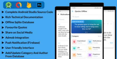 Quotes Offline - Android App with Admob GDPR and Firebase