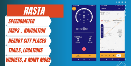 RASTA - Navigations, Speedometers, Nearby Locations, City Places