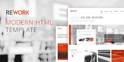 REWORK - Responsive HTML5CSS3 Template