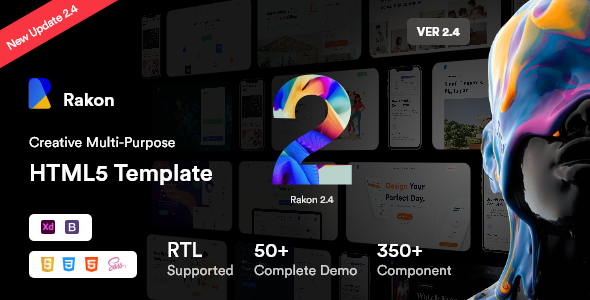 Rakon - Creative Multipurpose Landing Page HTML5 Template Rakon - Creative Multipurpose Landing Page HTML5 Template