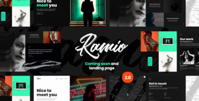 Ramio - Clean Coming Soon and Landing Page Template