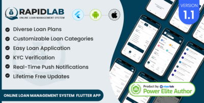 RapidLab - Cross Platform Mobile Application for RapidLab CMS