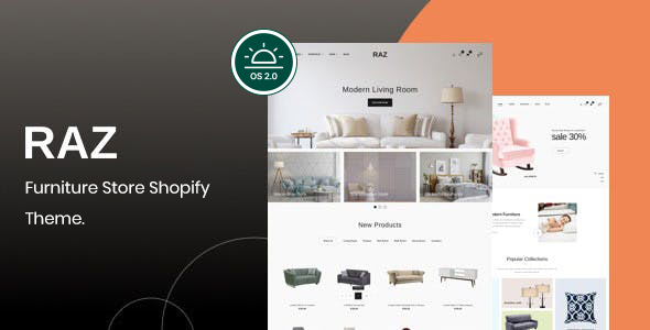Raz - Furniture Shopify Theme Raz - Furniture Shopify Theme