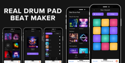 Real Drum Pad Beat Maker with AdMob Ads Android