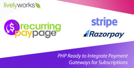 Recurring PayPage - PHP Ready to Integrate Payment Gateways for Subscriptions