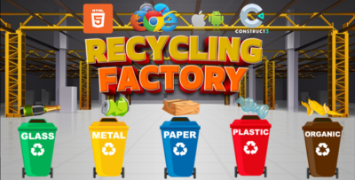 Recycling Factory - HTML5Mobile Game - Construct 3 (C3p)