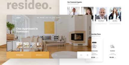 Resideo - Real Estate HTML Website Template