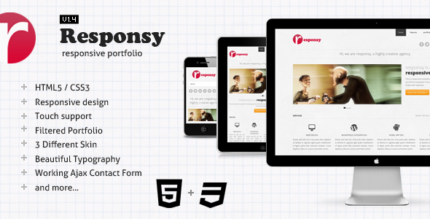 Responsy - HTML5 Portfolio Template