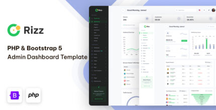 Rizz - PHP Admin & Dashboard Template