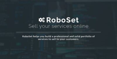 RoboSet - Sell your services online