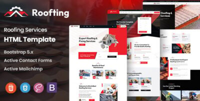 Roofting - Roofing Services HTML Template