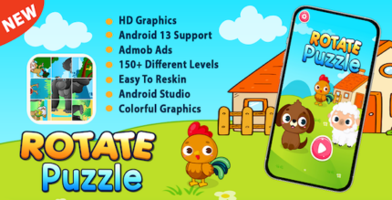 Rotate Puzzle Game For Kids + Ready For Publish + Android