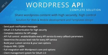 SMIO Wordpress API Complete Solution