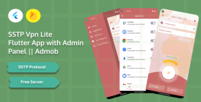 SSTP Vpn Lite Flutter app with Admob (SSTP Protocol)