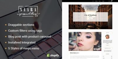 Saara - Blog Shopify Theme