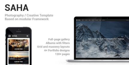 Saha - Photography And Creative Template