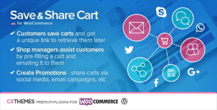 Save & Share Cart for WooCommerce