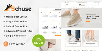 Schuse - Footwear Shoes Store Shopify 2.0 Responsive Theme