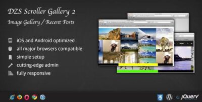 Scroller Gallery 2 - Recent Posts Teaser WordPress