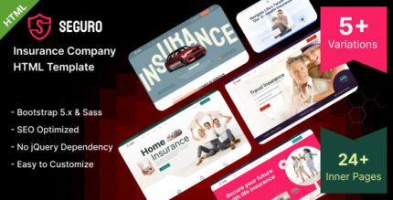 Seguro - Insurance Company HTML Template