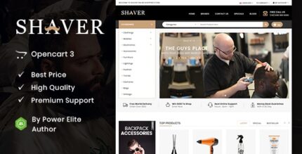 Shaver - Multipurpose OpenCart 3 & 2 Theme