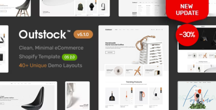 Shopify - Outstock Clean, Minimal Shopify Themes OS 2.0