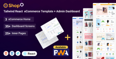 Shopo - Tailwind React eCommerce Template