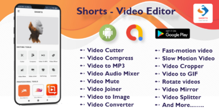 Shorts - Video Editor with admob Android studio