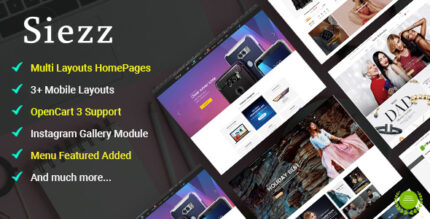 Siezz - Multi-purpose OpenCart 3 Theme ( Mobile Layouts Included)