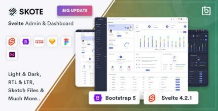 Skote - Svelte Admin & Dashboard Template