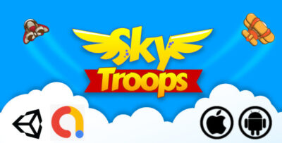 Sky Troops Unity Casual Air Shooter Game