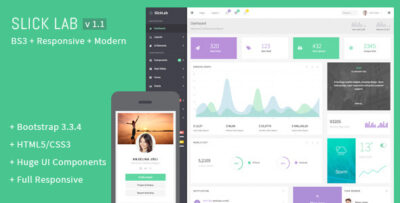 SlickLab - Responsive Admin Dashboard Template