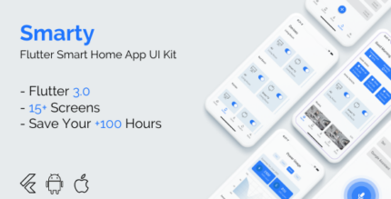 Smarty Flutter 3.0 Smart Home App UI Kit