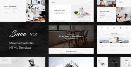 Snow Portfolio HTML Template