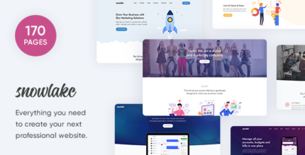 Snowlake - Creative Business & Startup Templatec