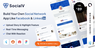 SocialV - Social Network Flutter App with BuddyPress (WordPress) Backend