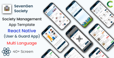 Society Management User App + Guard App Security App Building Management App React Native