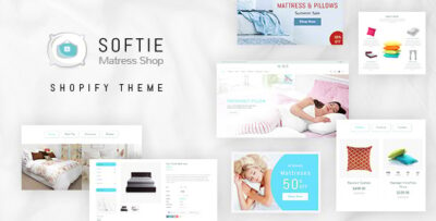 Softie Shopify Theme for Beds, Pillows Mattress & Interior Shop