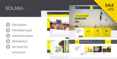 Solana - Responsive HTML5 Template