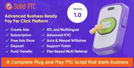 Solid PTC - Advanced Pay Per Click Platform