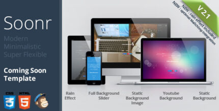 Soonr - Modern Flexible Coming Soon Template