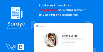 Soraya - Resume CV CMS