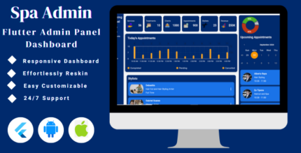 Spa Admin - Flutter Admin Panel Dashboard