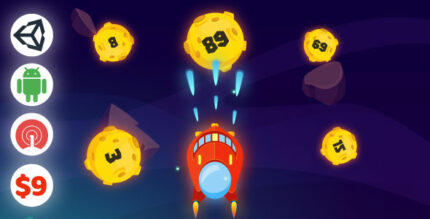 Space Asteroids Shooting Android Game